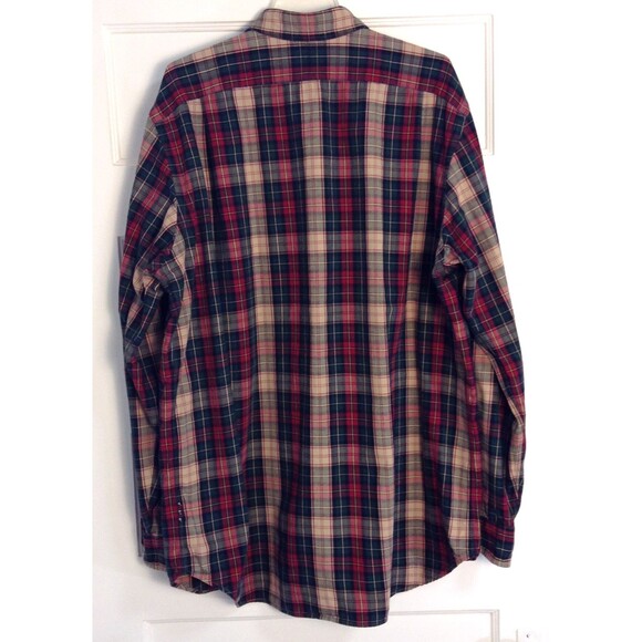 Polo Ralph Lauren Shirt Men XLT Plaid Flannel Classic Long Sleeve Preppy Pony - Picture 4 of 9